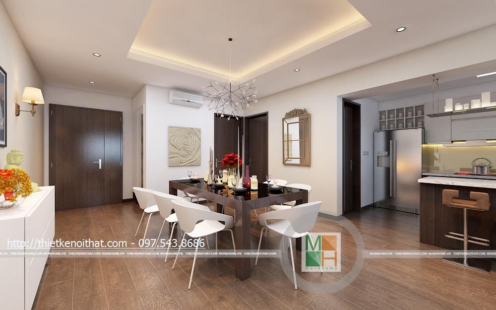 Thiết kế nội thất chung cư Mandarin Garden